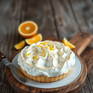 Recette facile Tarte Meringuée à la Mandarine Très Spéciale facile 2 Recette facile Tarte Meringuée à la Mandarine