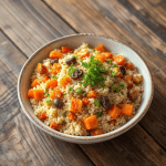 Salade de Riz Épicée aux Légumes et Anchois - Sauce Crème