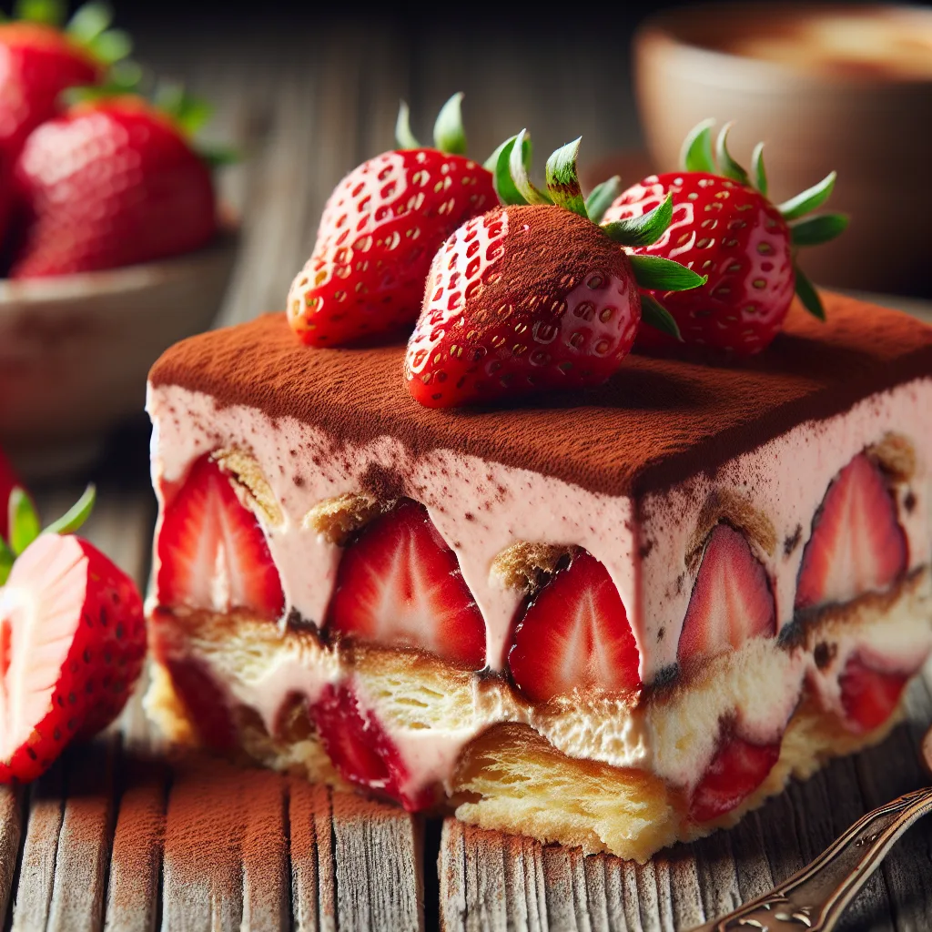 tiramisu aux fraises