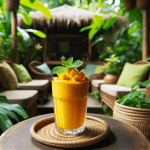 Boisson tropicale à base de mangue