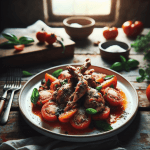 Lapin aux tomates et herbes de Provence
