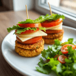 recette pour mini burger vegetarien sans pain facile