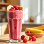 recette de smoothie framboise banane