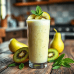 recette de smoothie pomme poire kiwis