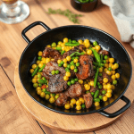 Recette boeuf sauté aux pois gourmand et haricots mange-tout